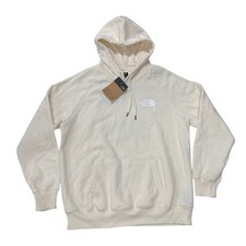 The North Face Womens Box NSE Pullover Hoodie White Dune NF0A7UON Large NWT