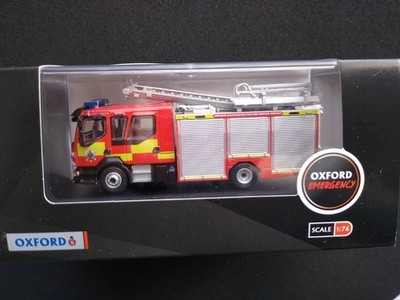 OXFORD DIECAST - VEO003 - VOLVO FL EMERGENCY ONE PUMP LADDER - GT MANCHESTER F/R