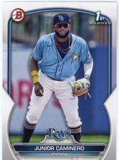 2023 Bowman Prospect Rookie Junior Caminero #61 Rays