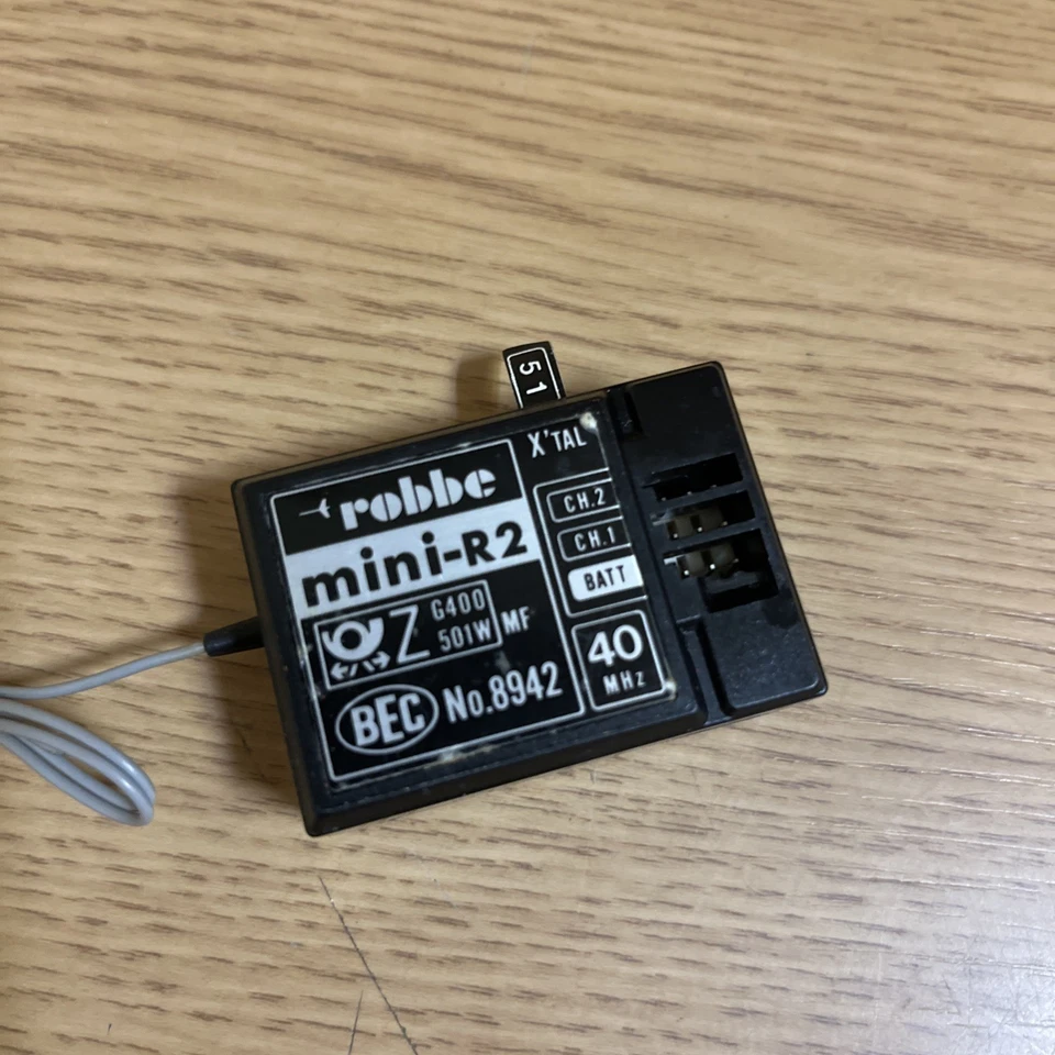 Robbe mini-R2 Empfänger, 40 MHz, funktionstüchtig  - Bild 2 von 4