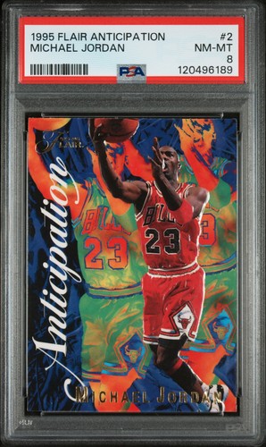 Michael Jordan #2 1995 Flair Anticipation card