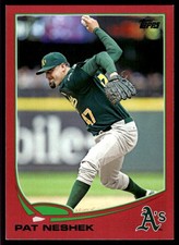 Pat Neshek 2013 Topps Update #US306 Athletics MLB READ FREE SHIP AutographDen