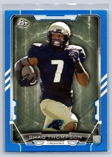 2015 Bowman #14 Shaq Thompson Rookies Blue #/499