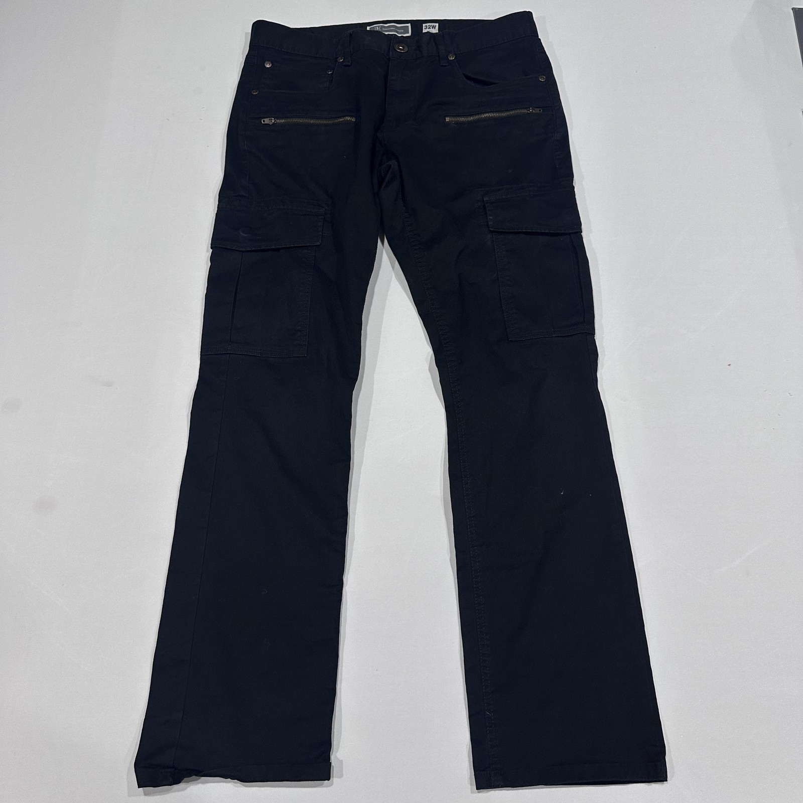 S 32x31 Black Berlin Slim Straight Cotton