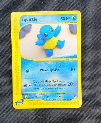 Pokemon Squirtle 134/165 Common Karte Non-Holo Expedition Yuka Morii ENG VG