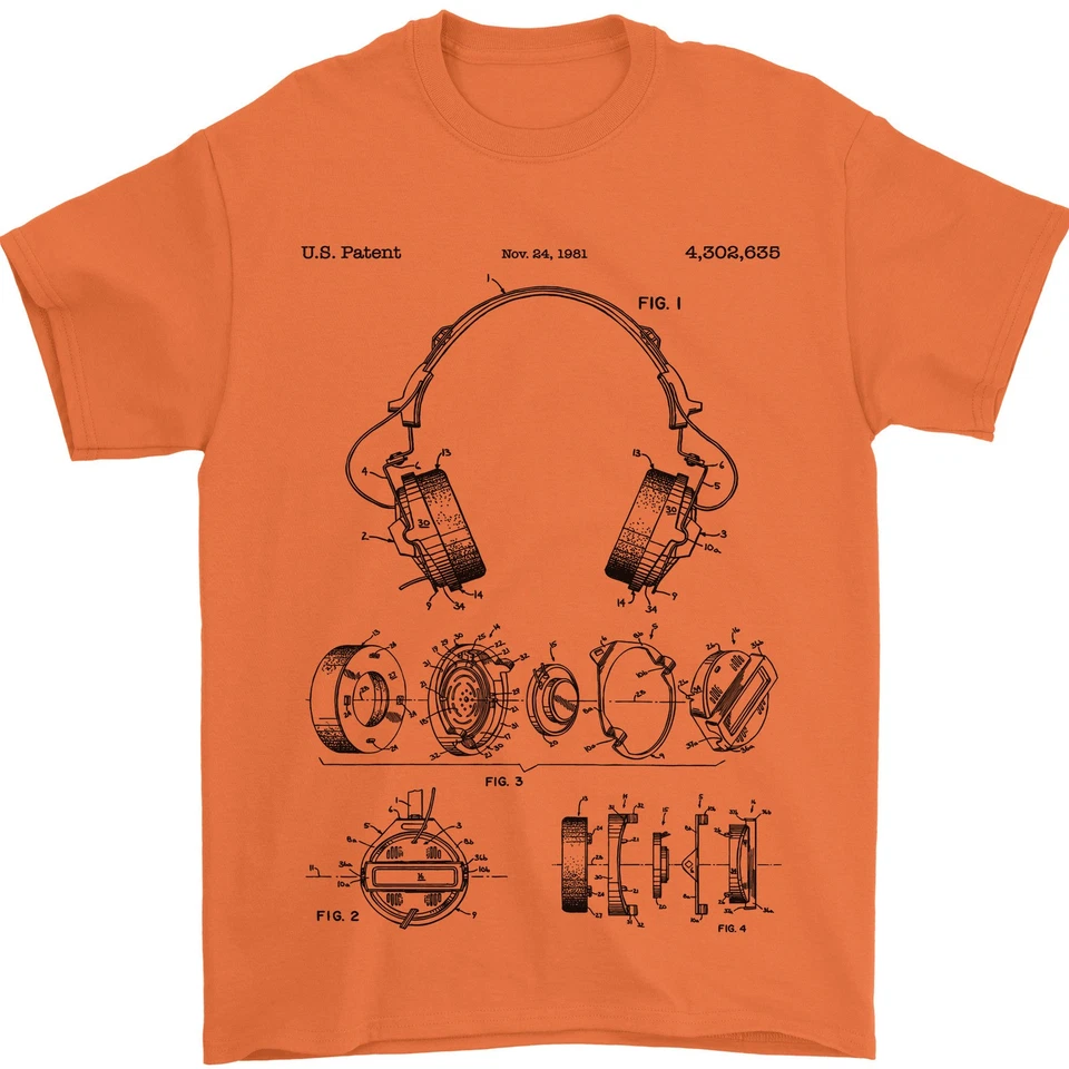 Casques Verni Plan D'Action Danse Dj Musique T-Shirt 100% en Coton - Photo 3/4