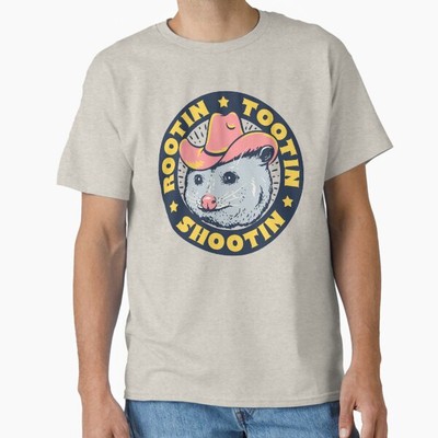 Rootin Tootin Shootin | Possum Cowboy Advice  T-Shirt Made in US/AUS Size S-2XL