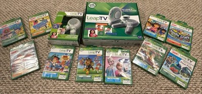 Frog Leap TV Educ. Active Video Gaming System New With 10 Games- Very Rare NIB