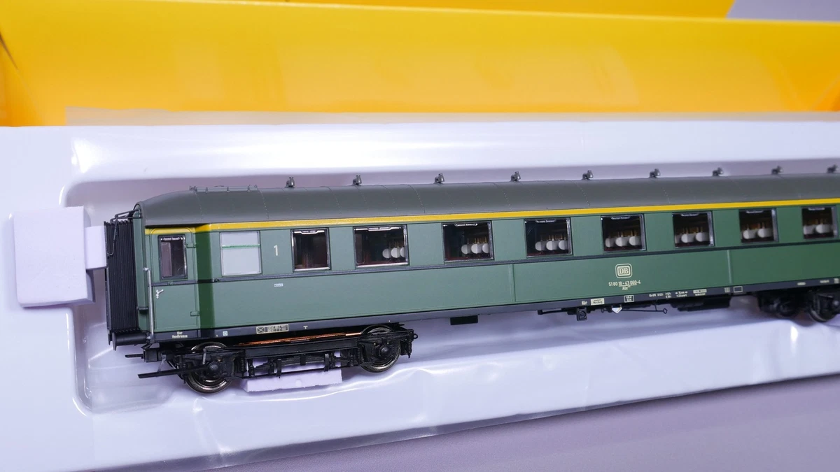 H0 DC Brawa 46416 Schnellzugwagen Aüe305 DB Ep. IV OVP #ST_61
