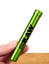 RAW Emerald Cone Holder Tube - 20 Year Anniversary Edition - Aluminium - Green