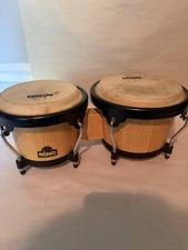 Nino Natural Wood Bongos Black Trim