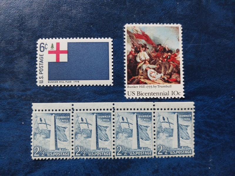 BATTLE OF BUNKER HILL STAMPS