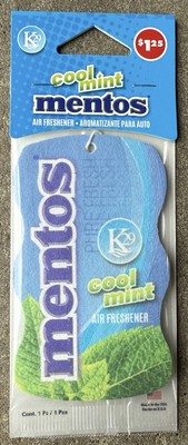 NEW - Mentos Car Air Freshener - Cool Mint - K29 - Made In USA