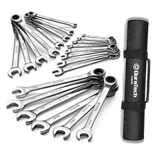  Ratcheting Wrench Set, Combination Wrench Set, SAE & Metric&SAE Regular