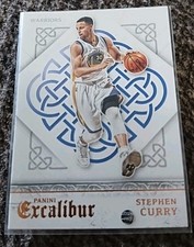 2015-16 Basketball Stephen Curry Panini Excalibur Card #76. ( Low Pop )