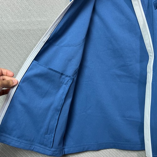 Johnnie O Vest Mens S Blue Knockdown Golf Performance Full Zip Pockets Casual - Picture 16 of 18