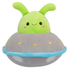 Flying Saucer Soft Toy Cute Plushie Huggable Plush Grey