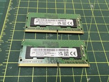 Micron 16GB 2x8GB 1Rx16 PC4-3200AA Memory RAM SO-DIMM MTA4ATF1G64HZ-3G2F1