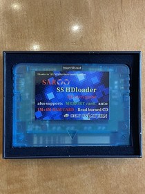 Japanese Sega Saturn In Box With SAROO ODE 64GB SD.  Great for new Saturn Fans!
