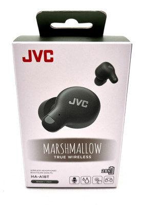JVC Marshmallow True Wireless Headphones Model HA-A18T Green New