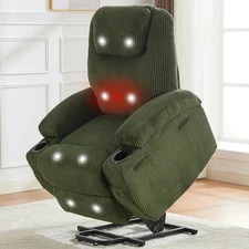 Power Lift Recliner Chair for Elderly | Lift Chair with 8-Point Vibration Massag