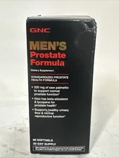 GNC Men's Prostate Formula 60ct Supports Prostate Function Dietary Supplement