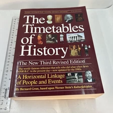Timetables of History : A Horizontal Linkage of People and Events by Bernard...