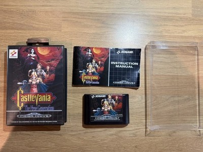 Castlevania - Sega Mega Drive - Boxed with Manual - Megadrive CIB Complete