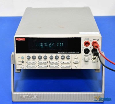 Keithley 2015-P 6.5 Digit Audio Analyzing Multimeter 1000V 3A NIST Calibrated