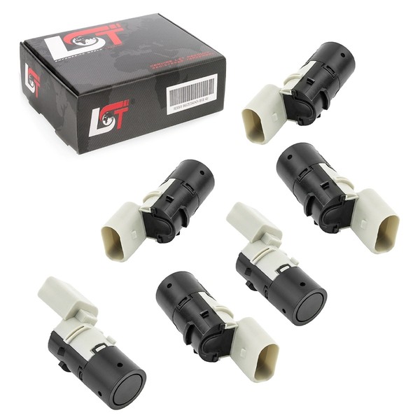 6X Pdc Ultraschall Sensor Parkhilfe Vorne Innen Hinten FüR Vw Transporter 5 V T5-image