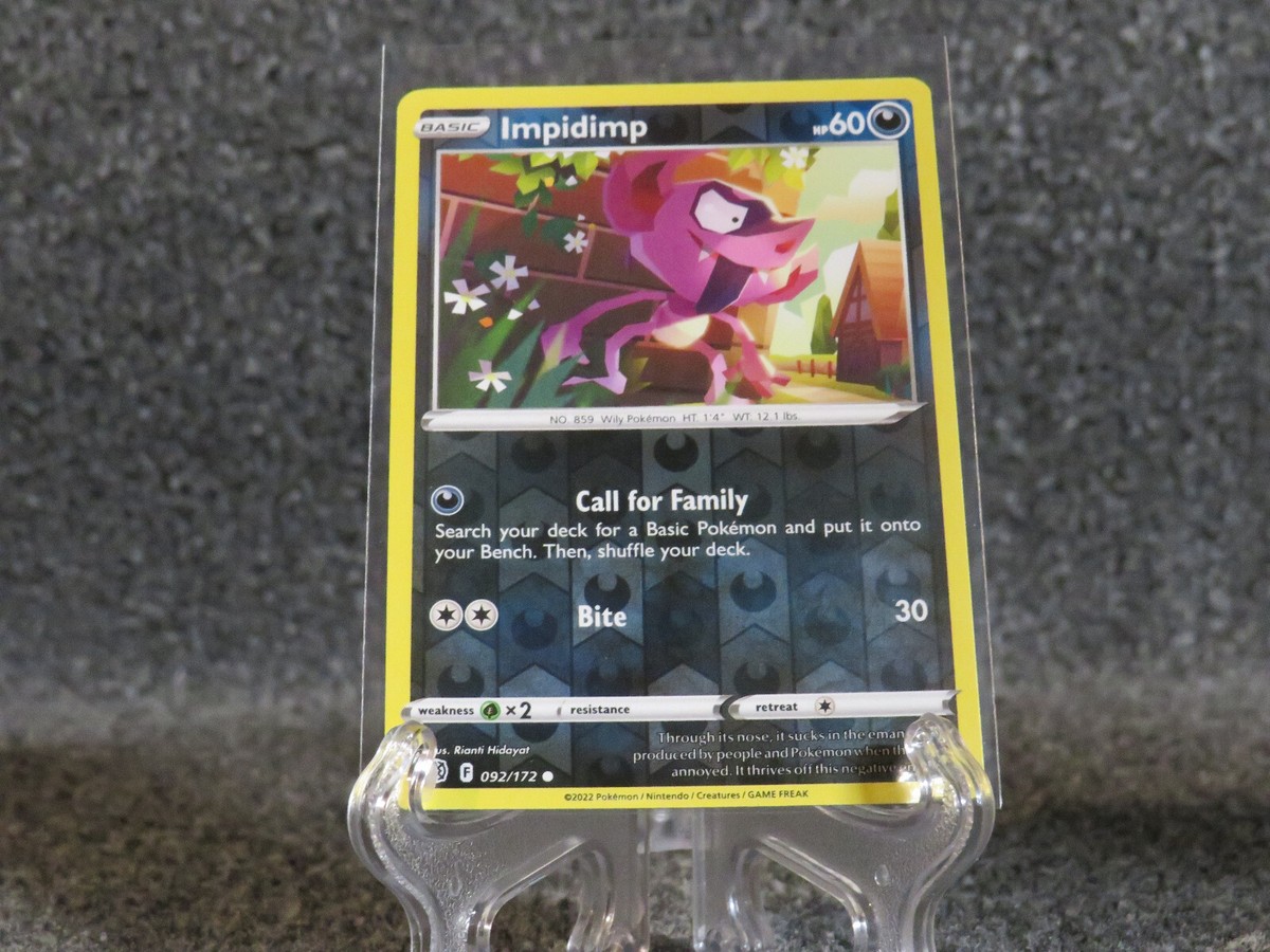 Pokemon:Impidimp - SWSH09: Brilliant Stars (Rev Holo)