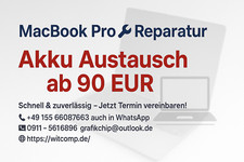 Macbook Pro & Air - Akku Austausch Service, tauschen, reparieren