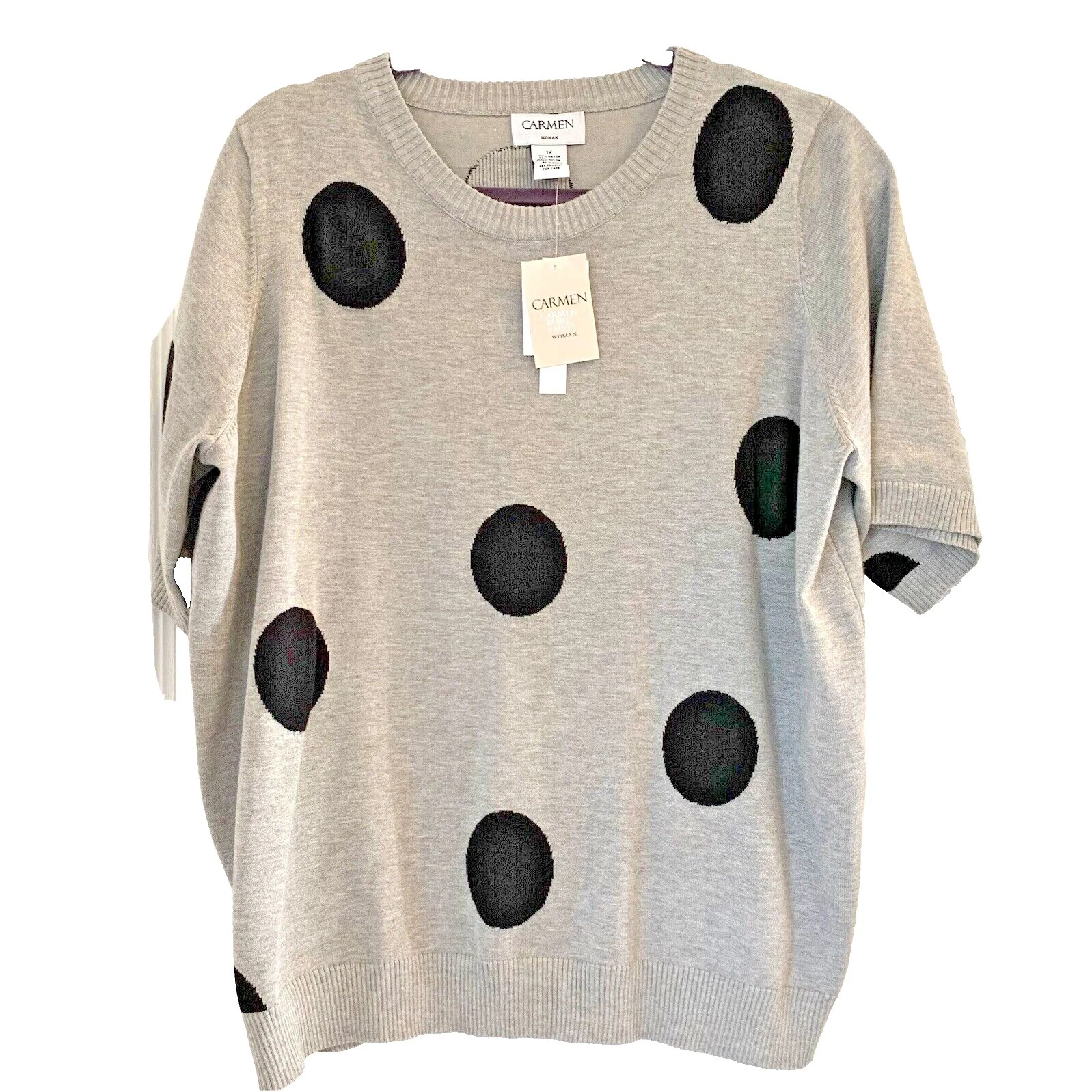 Nylon Polka Dot Tops for Women