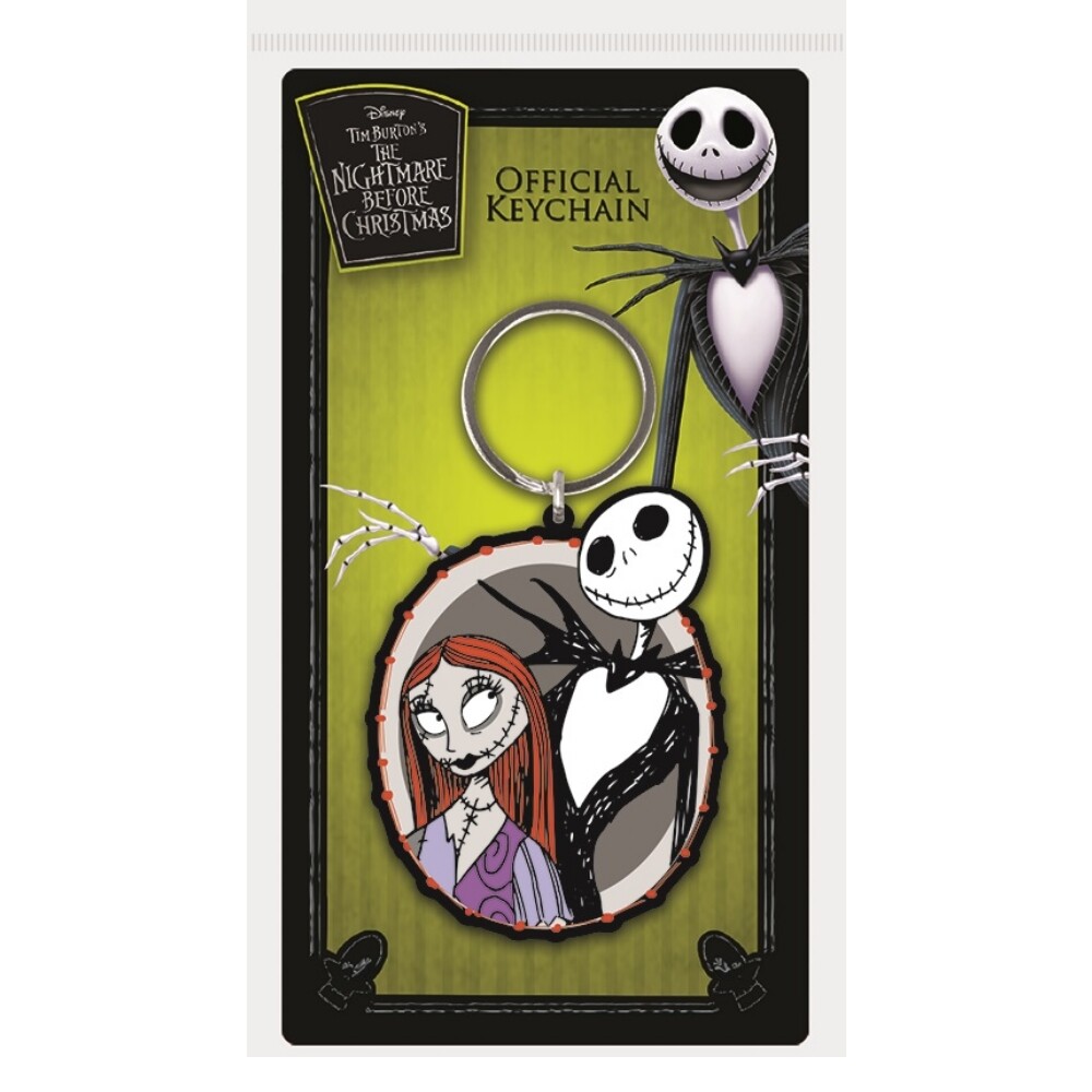 Disney A Nightmare Before Christmas Jack & Sally RK38857C Licensed Keychain