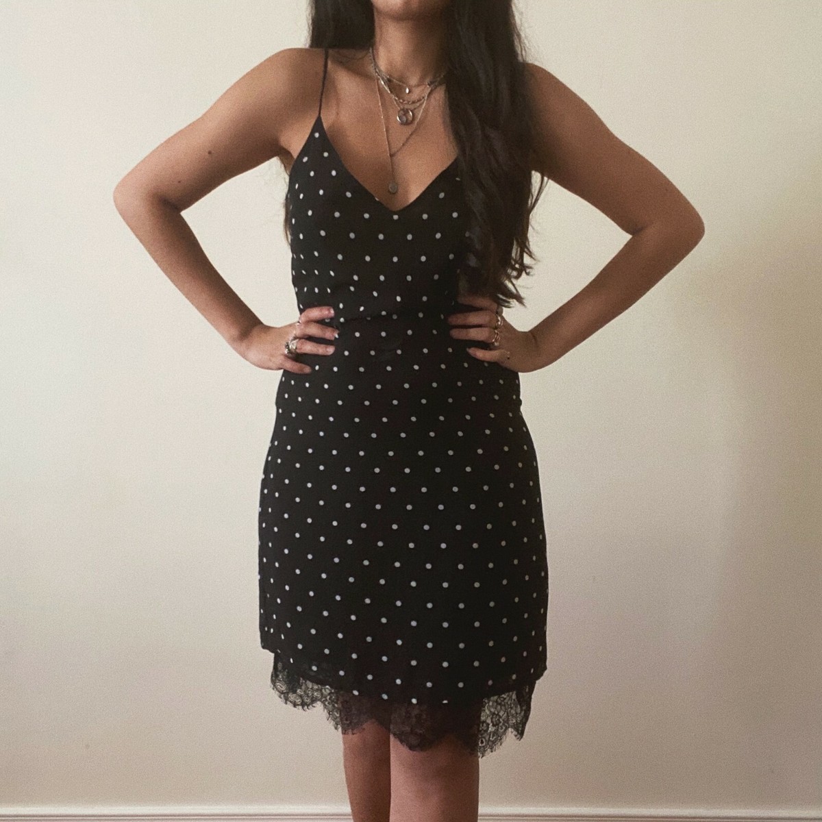 brandy melville lara blue floral dress Amara Dress main image 1
