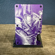 Yugi Oh Dark Magician Custom Engraved RFID EDC Slim Metal Aluminum Wallet