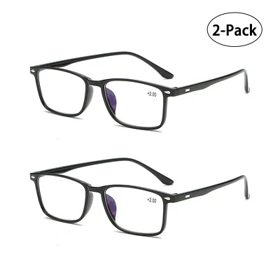 2*Unisex Reading Glasses Men Women Anti Blue Light Reader 1.0 1.5 2.0 2.5 3.0