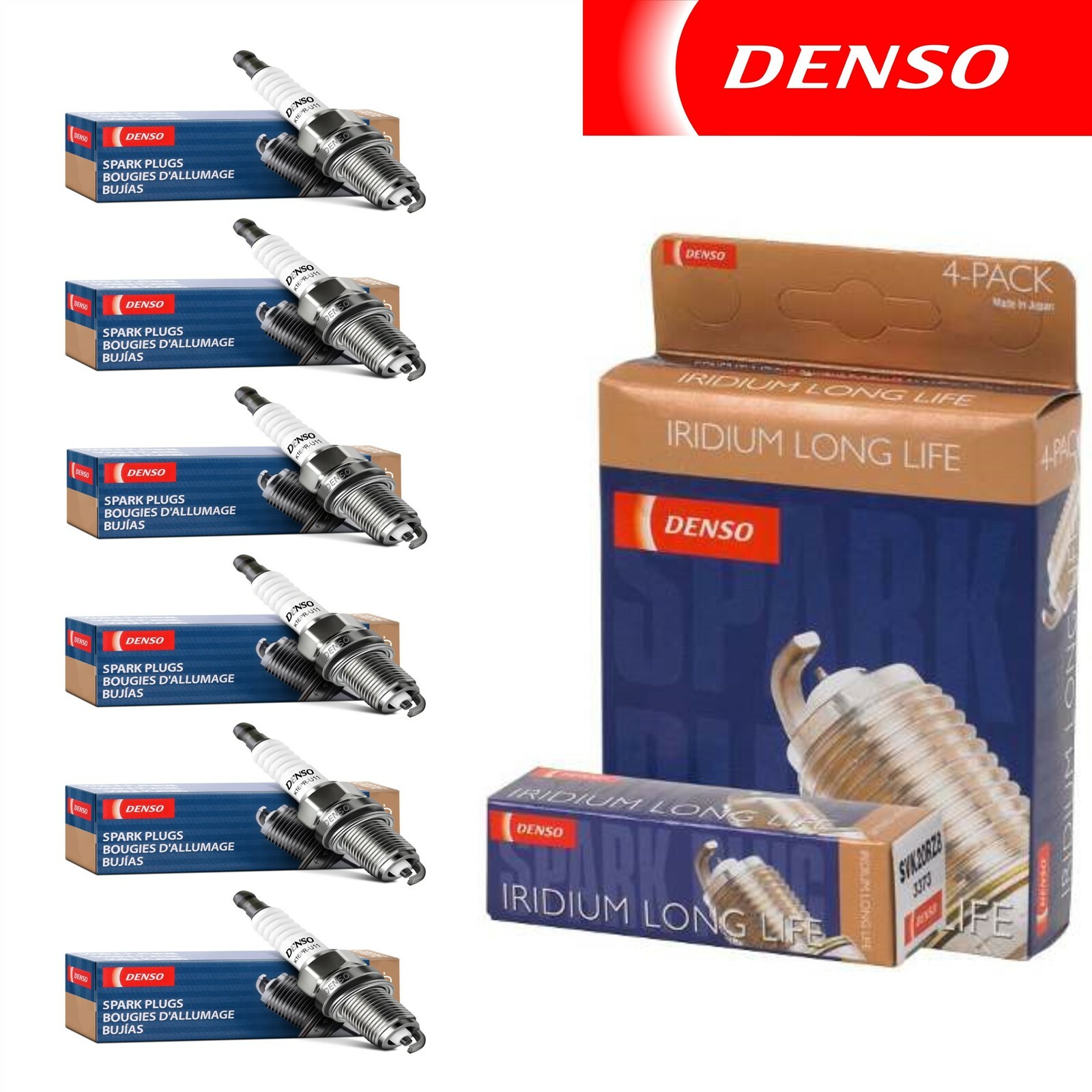 6 Pcs Spark Plugs Denso Iridium Long Life for 1991 ACURA NSX V6-3.0L