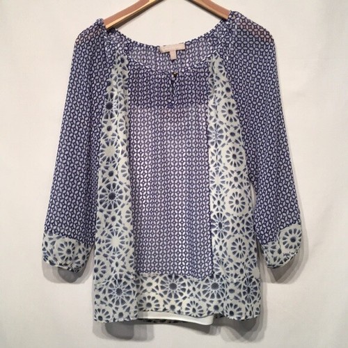 banana republic sheer blouse