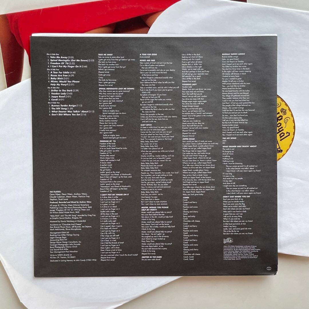 米2discs LP Ween Chocolate And Cheese GR010 GRAND  /00520 Ween – Chocolate And Cheese – 2 x Vinyl (LP, Album), 1994