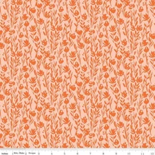 Fat Quarter Riley Blake "Eden" Tonal Marmalade Cotton Quilt Fabric