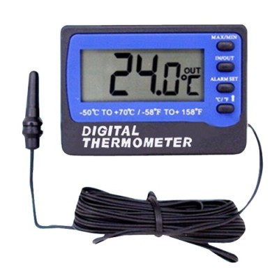 Display Lcd Grande Temperatura Termometro Per Frigorifero, Termometro Digitale Impermeabile Con Termostato Frigo
