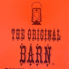 1970s The original Barn Restaurant Theatre Menu 11500 Tussing Road Reynoldsburg