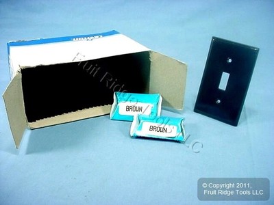 25 Leviton Brown EXTRA DEEP Toggle Switch Cover Wall Plates Switchplates 85301