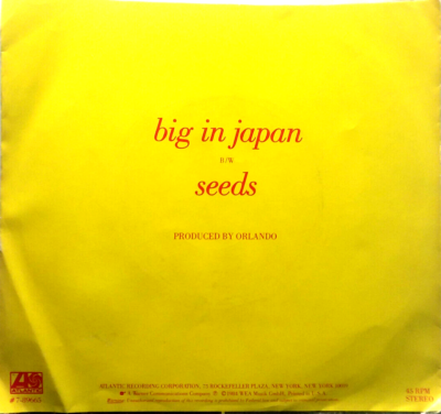 ALPHAVILLE - Big in Japan / Seeds - 45 RPM 7
