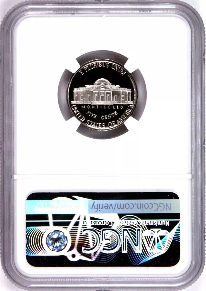 1977-S Proof Jefferson Nickel, Graded PF69UC NGC * OSR Sales Patriotic Label - Image 2 of 4