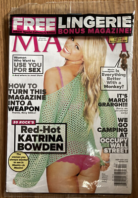 Maxim Magazine February 2012 Volume 16 Number 2 Katrina Bowden - SEAL