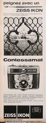 PHOTO ZEISS IKON CONTESSAMAT 1965 PIP1058939 Paper Advertising