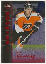 2016-17 Fleer Showcase Ultra Rookies Platinum Medallion #U9 Travis Konecny 27/99