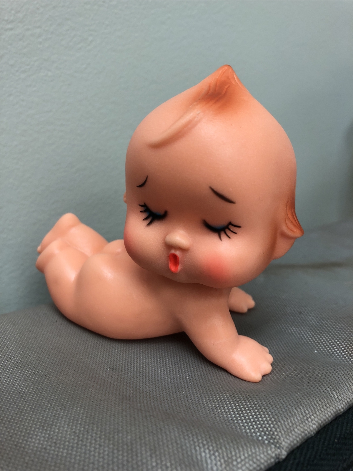 Rare Vintage Awake/Asleep Rubber Cupie/Kewpie Doll Baby | eBay